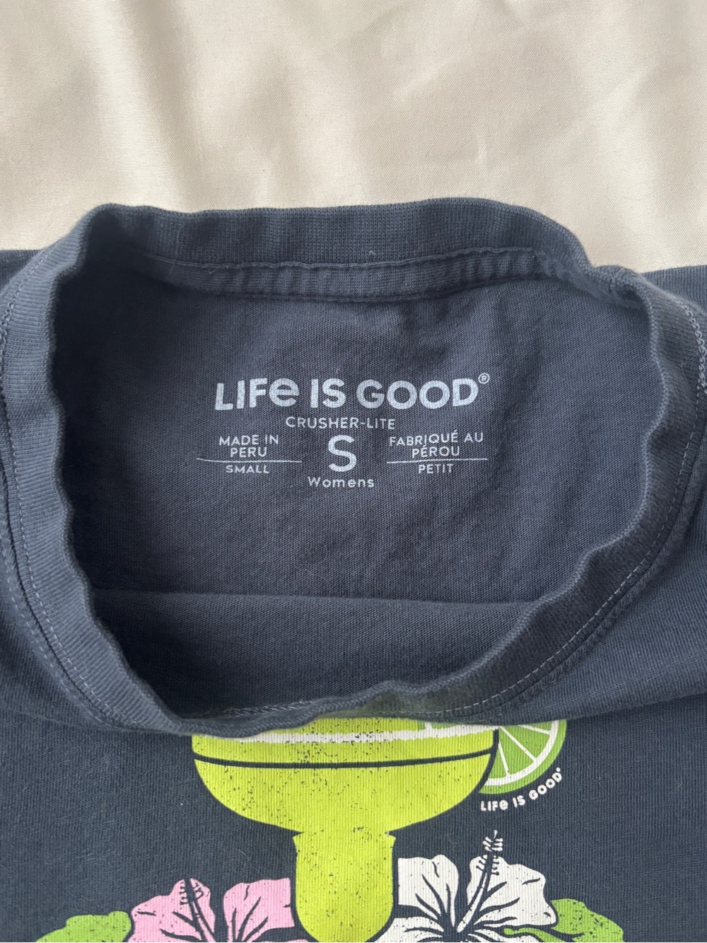 Life Is Good Cropped Tee - Picture 3 of 5